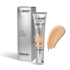 Тональный крем PROMAKEUP laboratory "WELLNESS SKIN" 106 песочный / теплый 30мл