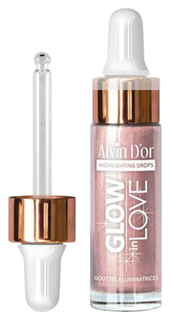 Жидкий хайлайтер Alvin Dor Glow In Love, 15 мл, Розовый