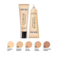 Тональный крем Alvin D`or Cover Me, тон 02