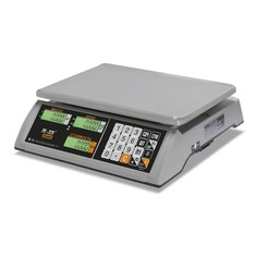Весы торговые M-ER 327 AC-32.5 "Ceed" LCD Белые Mertech