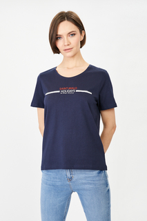 Футболка женская BLUE SEVEN blue 7 105582 синяя 40 EU