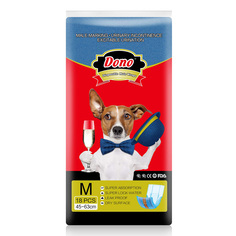 Подгузники для домашних животных Dono Jeans Male Pet Diaper одноразовое 18шт
