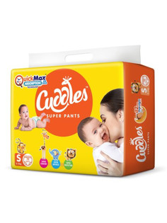 Подгузники-трусики детские CUDDLES, размер S 4-8 кг, 78 штук в упаковке CDP-S78
