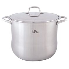 Кастрюля "Lara" LR02-44 13,6л 28х23см нержавеющая сталь, крышка