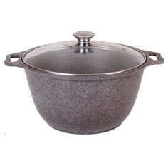 Кастрюля "Marble Induction" кофейный мрамор 3л Kukmara