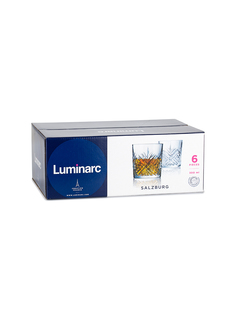 Набор стаканов ЗАЛЬЦБУРГ 6шт 300мл низкие Luminarc