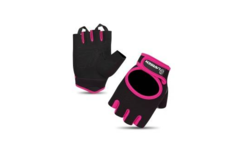 Перчатки для фитнеса Larsen 16-8344, розовые/черные, S