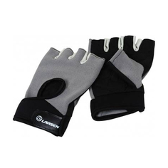 Перчатки для фитнеса Larsen 16-8344, серые/черные, L