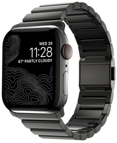 Ремешок Nomad Steel Band v2 для Apple Watch Series SE/6/2/3/4 42/44 mm (Grey)