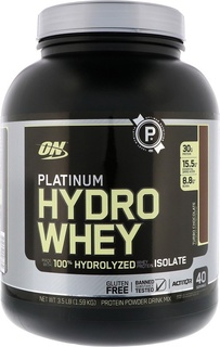 Протеин Optimum Nutrition Platinum HydroWhey, 1590 г, turbo chocolate