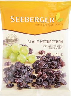 Сухофрукты Seeberger изюм из темного винограда 200 г