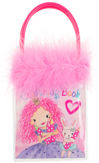 Мини-альбом для раскрашивания Depesche Princess Mimi Colouring Book с воск мелками 046343