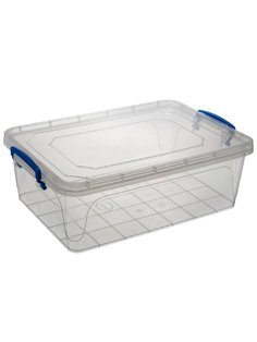 Контейнер ElfPlast Fresh Box slim, прозрачный, 10 л