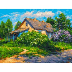 Раскраска по номерам Кусты сирени Белоснежка 435-AS