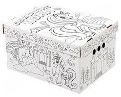 Набор для творчества Ящик-раскраска "Сказочные пони" Забияка