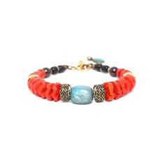 Браслет из бижутерного сплава с натуральным камнем р.19,5 Nature Bijoux NB21.1-13-33401
