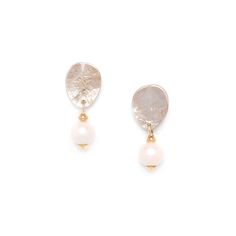Серьги из бижутерного сплава с ракушкой Nature Bijoux NB21.1-12-75409