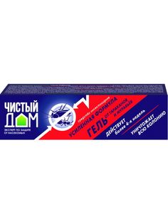 Инсектицидное средство гель от тараканов Чистый Дом Усиленная формула 50 гр.