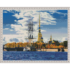 Алмазная мозаика Сильвертойз Санкт-Петербург.Петропавловская крепость