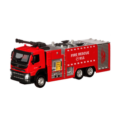 Машинка Автопанорама цельнометаллическая Volvo пожарная машина 1:50 JB1251184