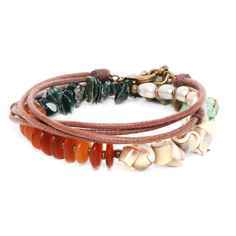 Браслет из бижутерного сплава с жемчугом р.60 Nature Bijoux NB20.2-13-33028