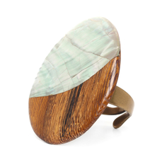 Кольцо из бижутерного сплава с гелиотисом Nature Bijoux NB20.2-19-23835