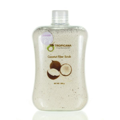 Скраб для лица и тела Кокосовая стружка и Лаванда TROPICANA Coconut Fiber Scrub, 250 гр