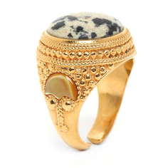 Кольцо из бижутерного сплава с яшмой Nature Bijoux NB20.2-19-23872