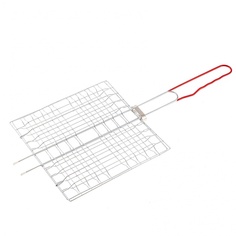 Решетка-гриль 230 x 230 мм Sparta, хромированная, PVC рукоятка