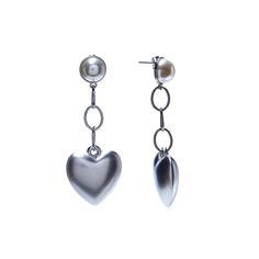 Серьги из бижутерного сплава с акрилом Moon Paris MR-20.01-004