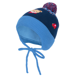 Шапка детская Чудо-кроха Cz-82 синий р.38