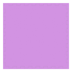 Детский игровой развивающий коврик-пазл Олиандр 1х1 м фиолетовый М12