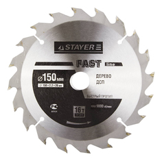 Пильный диск по дереву Stayer 3680-150-20-16