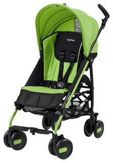 Коляска-трость Peg-perego Pliko Mini Wasabi Черный, Зеленый