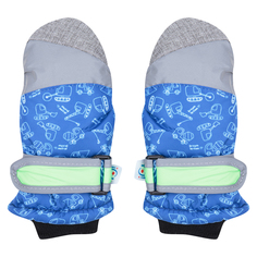 Варежки детские Yo! RN-050/BOY синий р.16