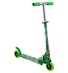 Самокат двухколесный "Leader kids LK-6039", зеленый