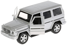 Машина инерционная "Mercedes-Benz G-Class", 12 см (серебро) Технопарк