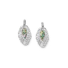 Серьги из бижутерного сплава с перламутром Nature Bijoux NB21.1-12-75619