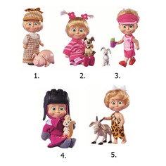 Игровой набор Masha and the Bear Маша с друзьями-животными Simba