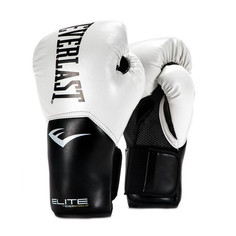 Перчатки тренировочные Everlast Elite ProStyle 8oz белые