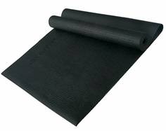 HKEM112-10-BLK Коврик для йоги, PVC, 173x61x1,0 см (черный) No Brand