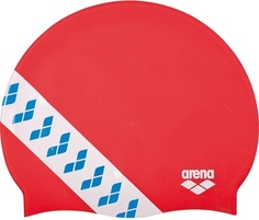 Шапочка для плавания Arena Team Stripe Cap красная