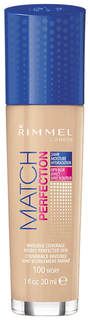 Тональный крем Rimmel Match Perfection 100 30 мл