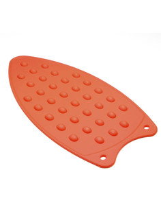 Коврик термостойкий силиконовый для утюга EliZa home, красный, WH12712