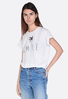 Футболка женская Lotto TEE SMILE W PL белая L