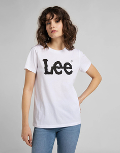 Футболка женская Lee LOGO TEE белая L