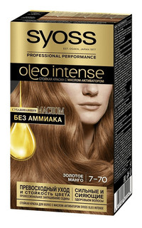 Стойкая краска для волос Syoss Oleo Intense, 7-70 115 мл
