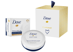 Подарочный набор Dove "Коллекция с любовью для вас": крем 75мл + крем-мыло, 100 г