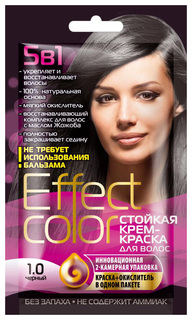 Краска для волос Фитокосметик Effect Color 1.0 Черный 50 мл Fitoкосметик