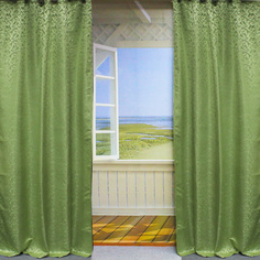 Штора, Amore Mio, Вьюн, 1,4х2,7х2см, зеленый